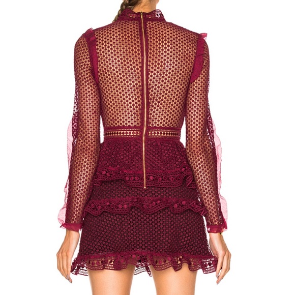 SELF PORTRAIT | Self Dot Mesh Mini D Ld12 | Women | Mini Dresses | Flannels